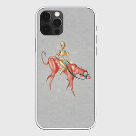 Чехол для iPhone 12 Pro Max с принтом Rider в Тюмени, Силикон |  | fantasy | алмаз | всадник | золото | кошка | лев | львица | наездник | пантера | пума | рыцарь | средневековье | фантастика | фантастическое существо | фэнтези