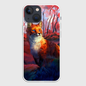 Чехол для iPhone 13 mini с принтом Рыжая лиса в Тюмени,  |  | fox | foxy | животное | звери | лиса | лисенок | лисичка | милая | рыжая | фокс