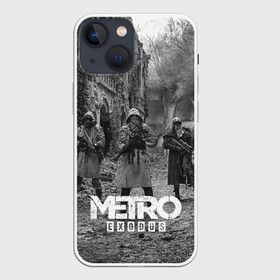 Чехол для iPhone 13 mini с принтом Metro Exodus в Тюмени,  |  | 2033 | exodus | metro | metro 2033 | metro exodus | stalker | апокалипсис | диггер | дигеры | метро | разрушка | эпидемия