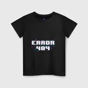 Детская футболка хлопок с принтом Хорошая работа в Тюмени, 100% хлопок | круглый вырез горловины, полуприлегающий силуэт, длина до линии бедер | Тематика изображения на принте: 404 | error | аноним | анонимус | глитч | мем | ошибка | фокс