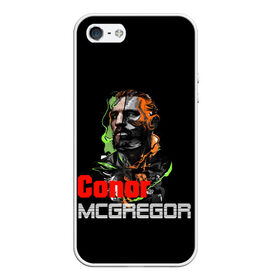 Чехол для iPhone 5/5S матовый с принтом McGregor в Тюмени, Силикон | Область печати: задняя сторона чехла, без боковых панелей | Тематика изображения на принте: conor mcgregor | conor mcgregor lettering | fighter | ireland | irish flag | print conor mcgregor | ufc | ufc fighter | боец | боец ufc | ирландия | ирландский флаг | конор макгрегор | надпись конор макгрегор | принт конор макгрегор