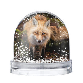 Снежный шар с принтом Лиса в Тюмени, Пластик | Изображение внутри шара печатается на глянцевой фотобумаге с двух сторон | fox | foxy | животное | звери | лиса | лисенок | лисичка | милая | рыжая | фокс