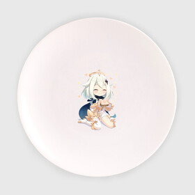 Тарелка с принтом Приятного аппетита Паймон в Тюмени, фарфор | диаметр - 210 мм
диаметр для нанесения принта - 120 мм | арт | бутерброд | обед | паймон | рисунок