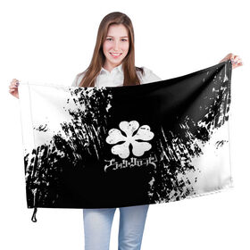 Флаг 3D с принтом Чёрный клевер в Тюмени, 100% полиэстер | плотность ткани — 95 г/м2, размер — 67 х 109 см. Принт наносится с одной стороны | anime | black clover | аниме | боевик | буракку куро:ба | кино | комедия | магия | мультфильм | фэнтези | черн
ый клевер | японская сёнэн манга