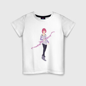 Детская футболка хлопок с принтом Гаутер в Тюмени, 100% хлопок | круглый вырез горловины, полуприлегающий силуэт, длина до линии бедер | anime | the seven deadly sins | аниме | гаутер | мультик