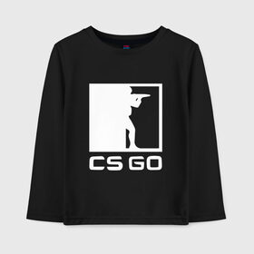 Детский лонгслив хлопок с принтом CS GO. в Тюмени, 100% хлопок | круглый вырез горловины, полуприлегающий силуэт, длина до линии бедер | astralis | awp | counter strike | cs go | cs go global offensive | cs:go | faze clan | hyper beast | team liquid | астралис | кс го | тим ликвид | фейз клан | хайпер бист