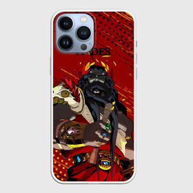 Чехол для iPhone 13 Pro Max с принтом Hades   Аид в Тюмени,  |  | Тематика изображения на принте: hades | аид | бог | босс | игра | компьютерная | красный | лого | логотип | мифология | олимп | подарок | хейдc | хэйдс | черный