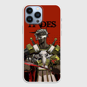 Чехол для iPhone 13 Pro Max с принтом Hades   Арес в Тюмени,  |  | Тематика изображения на принте: hades | арес | бог | босс | игра | компьютерная | красный | лого | логотип | мифология | олимп | подарок | хейдc | хэйдс | черный