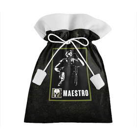 Подарочный 3D мешок с принтом Maestro в Тюмени, 100% полиэстер | Размер: 29*39 см | maestro | r6s | rainbow six siege | маэстро | оперативник | персонаж
