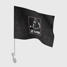 Флаг для автомобиля с принтом Sledge в Тюмени, 100% полиэстер | Размер: 30*21 см | r6s | rainbow six siege | sledge | оперативник | персонаж | следж