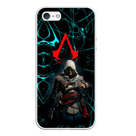 Чехол для iPhone 5/5S матовый с принтом Assassin’s Creed в Тюмени, Силикон | Область печати: задняя сторона чехла, без боковых панелей | action adventure | action rpg | creed | игра | мультиплатформенная | паркур | стелс