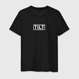 Мужская футболка хлопок с принтом TILT в Тюмени, 100% хлопок | прямой крой, круглый вырез горловины, длина до линии бедер, слегка спущенное плечо. | Тематика изображения на принте: 16 | counterstrike | global offensive | memes | source | tilt | тильт