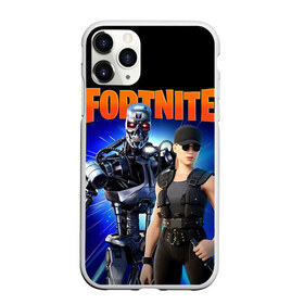 Чехол для iPhone 11 Pro матовый с принтом Fortnite терминатор в Тюмени, Силикон |  | Тематика изображения на принте: fortnite | t 800 | terminator | терминатор