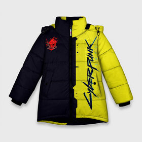 Зимняя куртка для девочек 3D с принтом Cyberpunk 2077 samurai в Тюмени, ткань верха — 100% полиэстер; подклад — 100% полиэстер, утеплитель — 100% полиэстер. | длина ниже бедра, удлиненная спинка, воротник стойка и отстегивающийся капюшон. Есть боковые карманы с листочкой на кнопках, утяжки по низу изделия и внутренний карман на молнии. 

Предусмотрены светоотражающий принт на спинке, радужный светоотражающий элемент на пуллере молнии и на резинке для утяжки. | 2077 | cyberpunk | cyberpunk 2077 samurai | johnny silverhand | keanu reeves | samurai | би | джонни сильверхенд | киану ривз | кибер панк | самурай