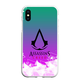 Чехол для iPhone XS Max матовый с принтом Assassin’s Creed в Тюмени, Силикон | Область печати: задняя сторона чехла, без боковых панелей | Тематика изображения на принте: black flag | brotherhood | chronicles | creed | game | origins | revelations | rogue | syndicate | unity | valhalla | альтаир | ассасин | игры | кинжал | пираты