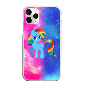 Чехол для iPhone 11 Pro матовый с принтом Радуга Дэш в Тюмени, Силикон |  | baby | girl | horse | kawaii | luna | my little pony | princess | rainbow | rainbow dash | девочкам | девочки | детям | единорог | животные | кавайный | конь | лошадь | луна | малыш | облака | пегас | пинки пай | пони | радуга дэш