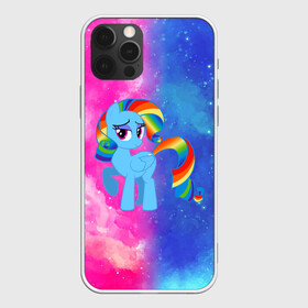 Чехол для iPhone 12 Pro Max с принтом Радуга Дэш в Тюмени, Силикон |  | Тематика изображения на принте: baby | girl | horse | kawaii | luna | my little pony | princess | rainbow | rainbow dash | девочкам | девочки | детям | единорог | животные | кавайный | конь | лошадь | луна | малыш | облака | пегас | пинки пай | пони | радуга дэш