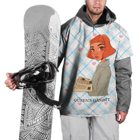 Накидка на куртку 3D с принтом Queens Gambit Ход Королевы в Тюмени, 100% полиэстер |  | Тематика изображения на принте: 