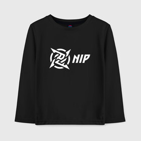 Детский лонгслив хлопок с принтом NiP Ninja in Pijamas (2021 22) в Тюмени, 100% хлопок | круглый вырез горловины, полуприлегающий силуэт, длина до линии бедер | Тематика изображения на принте: 