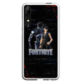 Чехол для Honor P Smart Z с принтом Fortnite - Terminator в Тюмени, Силикон | Область печати: задняя сторона чехла, без боковых панелей | chapter 2 | fortnite | fortnite 3 | fortnite terminator | sarah connor and terminator 800 | t 800 | t 800 fortnite | сара коннор | скин t 800 | скин терминатора | терминатор | терминатор т 800 | фортнайт | фортнайт глава 2 | фортнайт тер