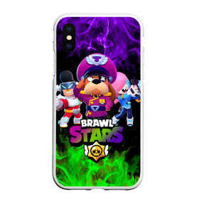 Чехол для iPhone XS Max матовый с принтом Brawl Stars the StarrForce в Тюмени, Силикон | Область печати: задняя сторона чехла, без боковых панелей | Тематика изображения на принте: brawl | brawl ruffs | brawl stars | brawler | colette | colonel ruffs | leon | new brawler | ruffs | ruffus | space ox bull | starrforce | астробык булл | бравл | бравл гавс | бравл старс | бравлер | гавс | генерал пес | колетт | леон 