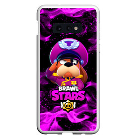 Чехол для Samsung S10E с принтом ГЕНЕРАЛ ГАВС - Brawl Stars в Тюмени, Силикон | Область печати: задняя сторона чехла, без боковых панелей | brawl stars | brawl stars 5 | brawl stars 5 сезон | ronin rufus | бравл старс | бравлы | гавс | генерал гавс | огонь | пламя | ронин гавс | собака