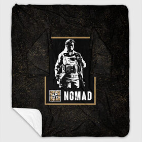 Плед с рукавами с принтом Nomad в Тюмени, 100% полиэстер | Закругленные углы, все края обработаны. Ткань не мнется и не растягивается. Размер 170*145 | nomad | r6s | rainbow six siege | номад | оперативник | персонаж