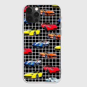 Чехол для iPhone 12 Pro Max с принтом Гоночные тачки в Тюмени, Силикон |  | adrenalin | auto | boy | car | machine | racing | speed | speed racer | sport | sport car | автомобили | адреналин | водитель | гонки | гоночные | гонщик | клетка | клетчатый | мальчикам | машины | мужчинам | пацанские | скорость