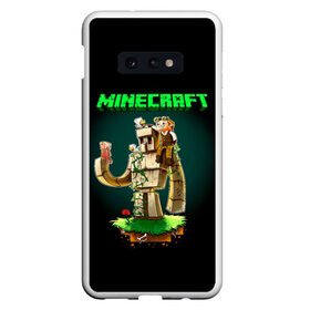 Чехол для Samsung S10E с принтом Minecraft в Тюмени, Силикон | Область печати: задняя сторона чехла, без боковых панелей | minecraft | алекс | белый | блоки | ведьма | взрывчатка | визера | волк | гаст | добывать | дракон | зеленый куб | зомби | игра | крафт | крипер | кубики | лошадка | майн | майнкрафт | манкрафт | овечка | оцелот