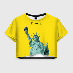 Женская футболка Crop-top 3D с принтом New стиль Fumrre в Тюмени, 100% полиэстер | круглая горловина, длина футболки до линии талии, рукава с отворотами | fashion | fire | game | hip hop | rap | street style | top | игра | мода | огонь | рэп | топ | уличный стиль | хип хоп