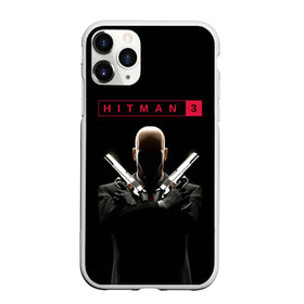 Чехол для iPhone 11 Pro Max матовый с принтом Hitman III в Тюмени, Силикон |  | 47 | hitman3 | io interactive | killer | pc