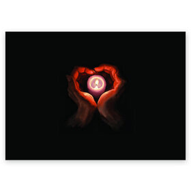 Поздравительная открытка с принтом Свеча в Тюмени, 100% бумага | плотность бумаги 280 г/м2, матовая, на обратной стороне линовка и место для марки
 | влюбленным | люблю | любовь | руки | свеча | сердце | чувства