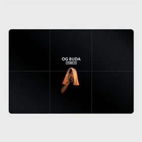 Магнитный плакат 3Х2 с принтом OG Buda в Тюмени, Полимерный материал с магнитным слоем | 6 деталей размером 9*9 см | Тематика изображения на принте: melon music | og buda | опг сити | русский рэп | рэп | тюмень | хип хоп