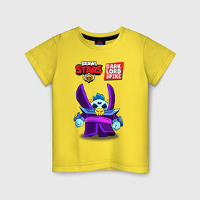 Детская футболка хлопок с принтом Dark Lord Spike в Тюмени, 100% хлопок | круглый вырез горловины, полуприлегающий силуэт, длина до линии бедер | darklordspike | игра | новыйскин | спайк | темныйлорд