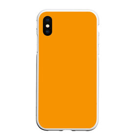 Чехол для iPhone XS Max матовый с принтом Цвет Шафран (без рисунка) в Тюмени, Силикон | Область печати: задняя сторона чехла, без боковых панелей | Тематика изображения на принте: без рисунка | горчичный | желто оранжевый тон | желтый | модные цвета 2020 | оранжевый | рыжий | сочный цвет | цвет 2020 | шафран | яркие цвета