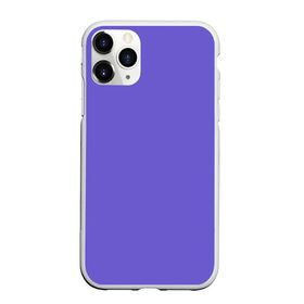 Чехол для iPhone 11 Pro матовый с принтом Аспидно-синий в Тюмени, Силикон |  | без дизайна | без картинки | одноцветные | синий