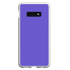 Чехол для Samsung S10E с принтом Аспидно-синий в Тюмени, Силикон | Область печати: задняя сторона чехла, без боковых панелей | без дизайна | без картинки | одноцветные | синий