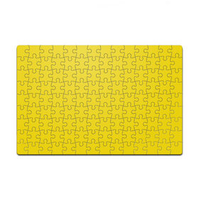 Пазл магнитный 126 элементов с принтом Жёлтый в Тюмени, полимерный материал с магнитным слоем | 126 деталей, размер изделия —  180*270 мм | geometry | neon | texture | yellow | жёлтый | один тон | однотон | текстура