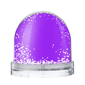 Снежный шар с принтом Фиолетовый в Тюмени, Пластик | Изображение внутри шара печатается на глянцевой фотобумаге с двух сторон | geometry | neon | purple | texture | один тон | однотон | текстура | фиолетовый