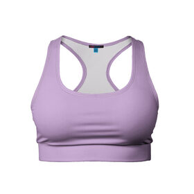 Женский спортивный топ 3D с принтом Глициниевый цвет (без рисунка) в Тюмени, 82% полиэстер, 18% спандекс Ткань безопасна для здоровья, позволяет коже дышать, не мнется и не растягивается |  | глициниевый | однотонный | пурпурный | розовый | фиолетовый | цвет