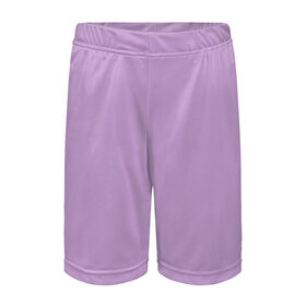 Детские спортивные шорты 3D с принтом Глициниевый цвет (без рисунка) в Тюмени,  100% полиэстер
 | пояс оформлен широкой мягкой резинкой, ткань тянется
 | Тематика изображения на принте: глициниевый | однотонный | пурпурный | розовый | фиолетовый | цвет
