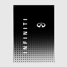 Постер с принтом Infiniti в Тюмени, 100% бумага
 | бумага, плотность 150 мг. Матовая, но за счет высокого коэффициента гладкости имеет небольшой блеск и дает на свету блики, но в отличии от глянцевой бумаги не покрыта лаком | auto | avto | finik | infiniti | infiniti qx | infinity | qx70 | qx80 | авто | инфинити | финик