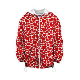 Детская куртка 3D Любовь: в Тюмени, 100% полиэстер | застежка — молния, подол и капюшон оформлены резинкой с фиксаторами, по бокам — два кармана без застежек, один потайной карман на груди, плотность верхнего слоя — 90 г/м2; плотность флисового подклада — 260 г/м2 | love | амур | афродита | валентинка | влюбленность | вторая половинка | купидон | любовь | нежность | отношения | подарок любви | поцелуй | праздник любви | романтика | свадьба | свидание | семья