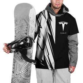 Накидка на куртку 3D с принтом Tesla в Тюмени, 100% полиэстер |  | auto | car | elon | musk | nasa | race | spacex | tesla | авто | автоспорт | гонки | илон | маск | машина | тесла | тэсла