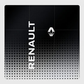 Магнитный плакат 3Х3 с принтом Renault в Тюмени, Полимерный материал с магнитным слоем | 9 деталей размером 9*9 см | Тематика изображения на принте: auto | avto | duster | kiger | logan | renault | reno | авто | дастер | логан | рено | рено логан | рэно