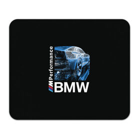 Коврик для мышки прямоугольный с принтом BMW в Тюмени, натуральный каучук | размер 230 х 185 мм; запечатка лицевой стороны | auto | bmw машины | авто | автомобильные | бмв
