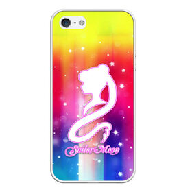 Чехол для iPhone 5/5S матовый с принтом Sailor Moon в Тюмени, Силикон | Область печати: задняя сторона чехла, без боковых панелей | ami | girl | mizuno | moon | sailor | tsukino | usagi | ами | банни | волшебница | девушка | малышка | махо сёдзё | мидзуно | минако | мун | рэй | сейлор | усаги | хино | цукино | чибиуса
