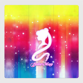Магнитный плакат 3Х3 с принтом Sailor Moon в Тюмени, Полимерный материал с магнитным слоем | 9 деталей размером 9*9 см | ami | girl | mizuno | moon | sailor | tsukino | usagi | ами | банни | волшебница | девушка | малышка | махо сёдзё | мидзуно | минако | мун | рэй | сейлор | усаги | хино | цукино | чибиуса