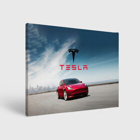 Холст прямоугольный с принтом Tesla Model 3 в Тюмени, 100% ПВХ |  | Тематика изображения на принте: 3 | america | auto | car | electric | elon | model | motors | musk | tesla | usa | vehicle | авто | америка | илон | маск | модель | сша | тесла | электромобиль