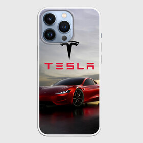 Чехол для iPhone 13 Pro с принтом Tesla Roadster в Тюмени,  |  | america | auto | car | electric | elon | motors | musk | roadster | tesla | usa | vehicle | авто | америка | илон | маск | модель | сша | тесла | электромобиль